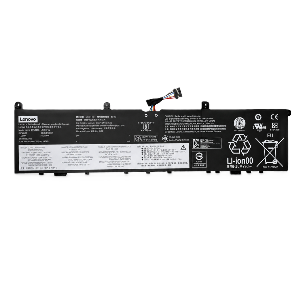 Neue Original Lenovo Batterie L17C4P72 80Wh 15,36V für ThinkPad X1 Extreme