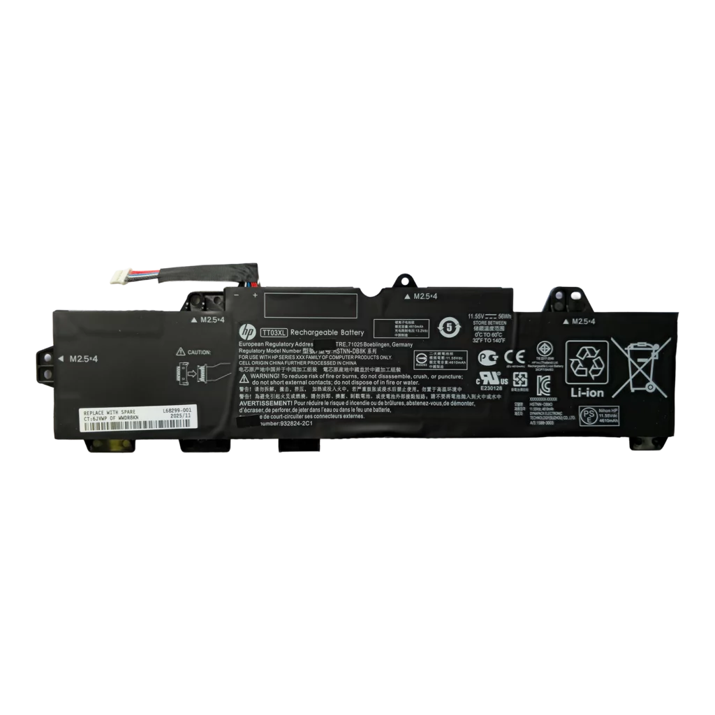 Brand New Replacement Battery HP TT03XL 11.55V 56Wh – EliteBook 850 G5 ZBook 15u