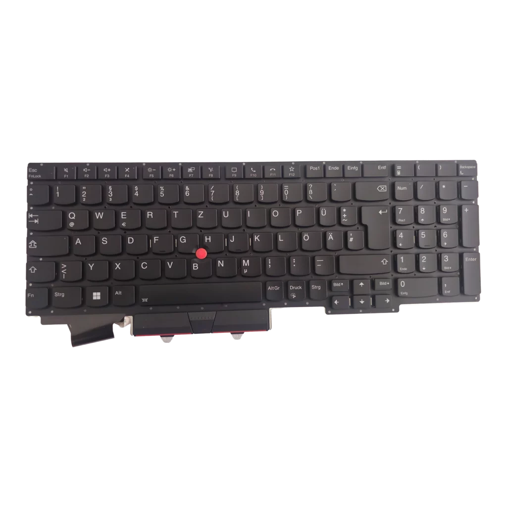 Original OEM Backlit Keyboard for Lenovo ThinkPad E15 Gen 2 German QWERTZ