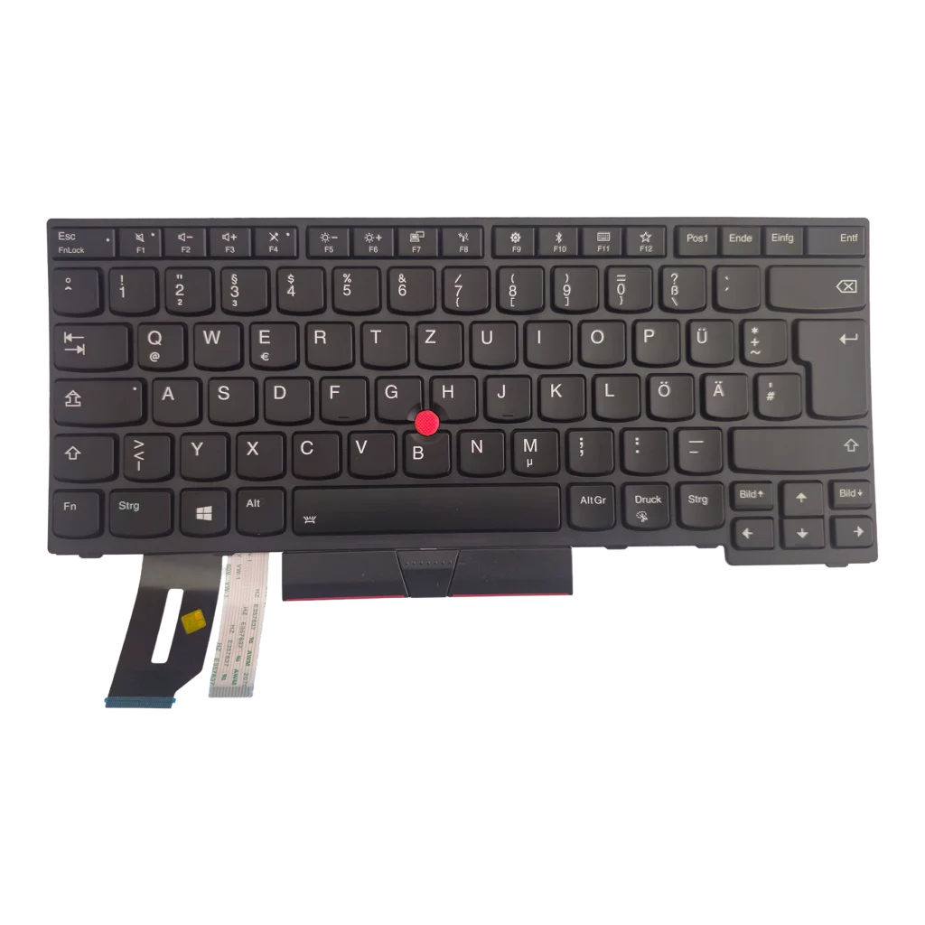 Original OEM Backlit Keyboard for Lenovo ThinkPad T480s T490 T495 E480 E490 L380 L390 L480 L490 German QWERTZ