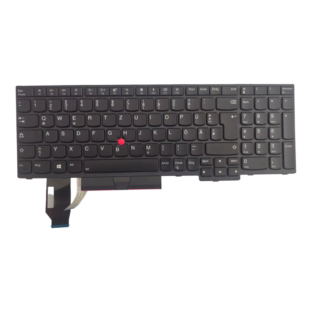 Original OEM Backlit Keyboard for Lenovo ThinkPad T15 Gen 2 P15s Gen 2 German QWERTZ
