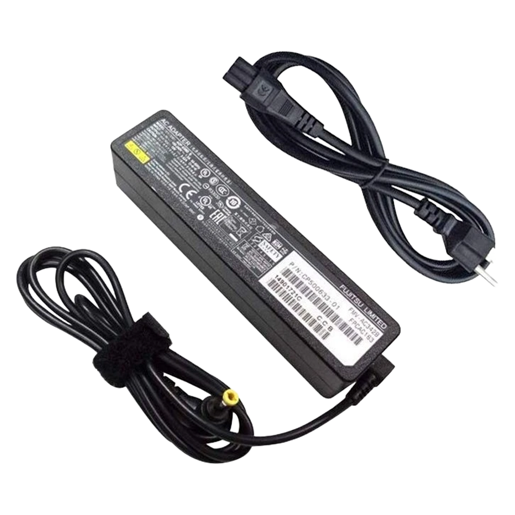 Fujitsu Original AC Adapter 65W 6.5mm Pin – Used